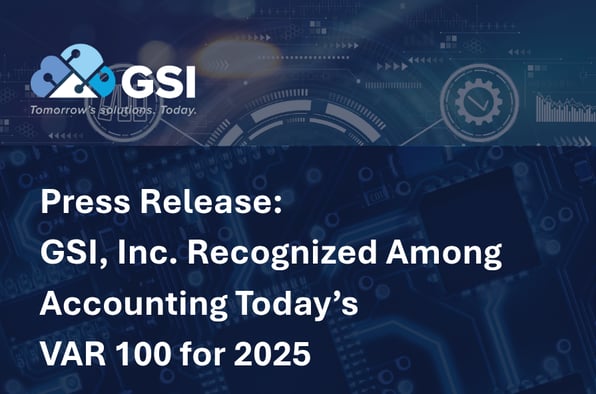 Accounting Today VAR 100 includes GSI, Inc. in 2025