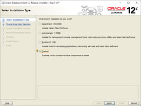 Installing Oracle 12.2 Client Software on Windows